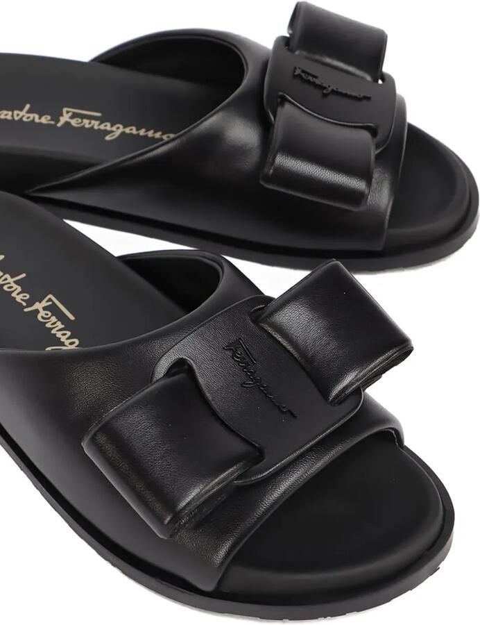 Ferragamo Vara sandalen met strik Zwart - Foto 2