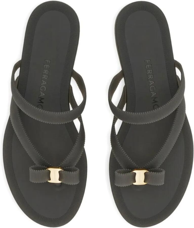 Ferragamo Vara sandalen met strik Zwart - Foto 2