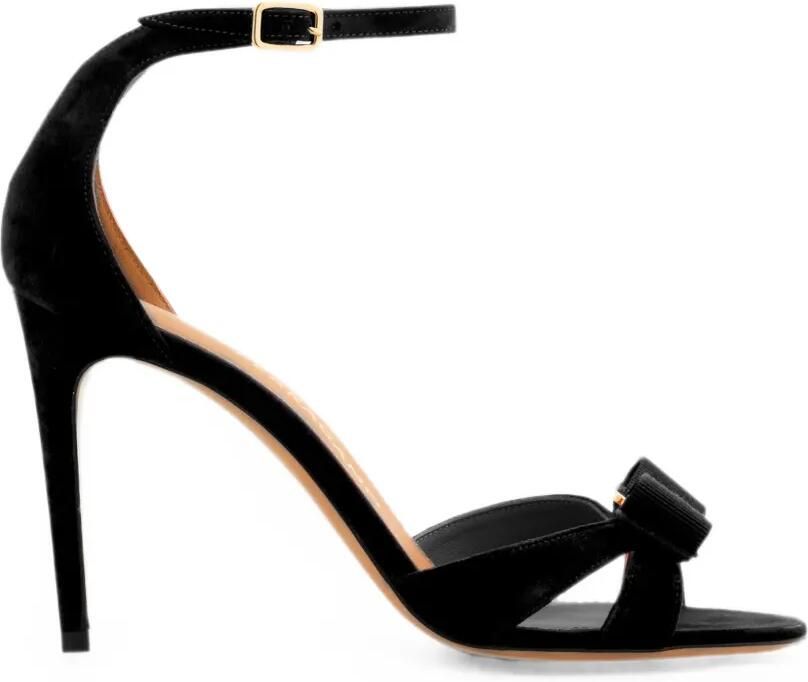 Ferragamo Vara sandalen met strik Zwart