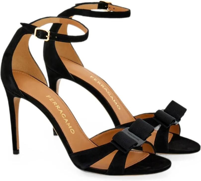 Ferragamo Vara sandalen met strik Zwart - Foto 5