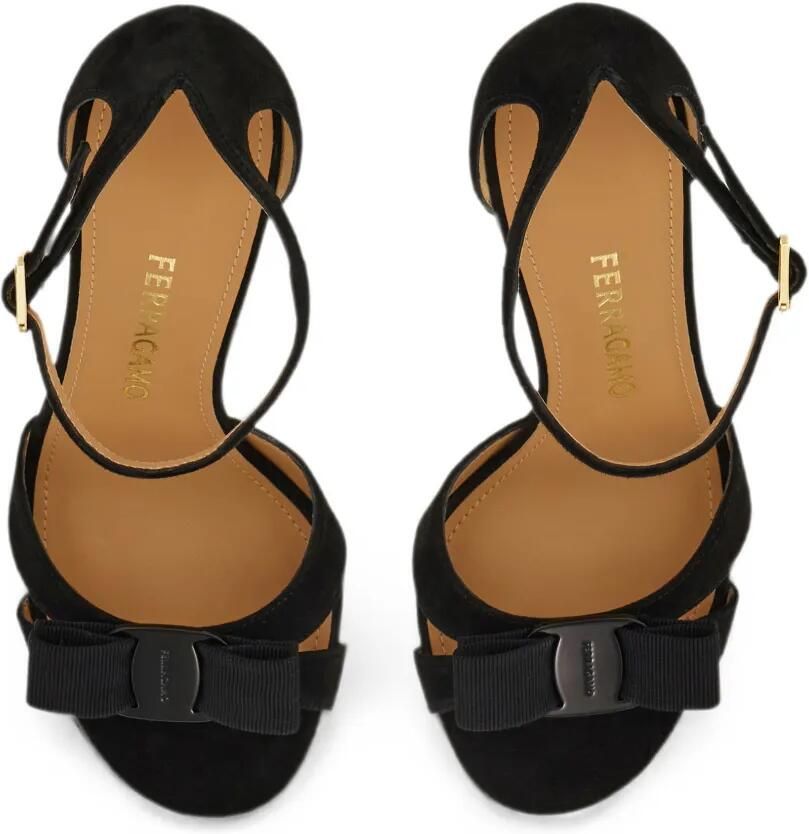 Ferragamo Vara sandalen met strik Zwart - Foto 2