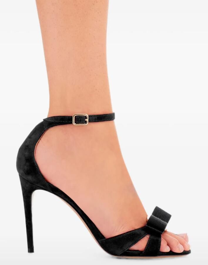 Ferragamo Vara sandalen met strik Zwart - Foto 4