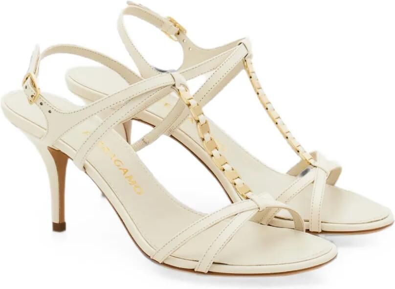 Ferragamo Vara sandalen met T-bandje Beige - Foto 4