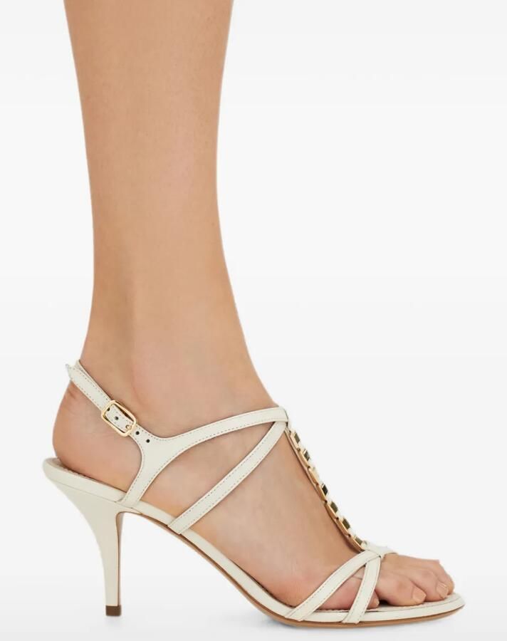 Ferragamo Vara sandalen met T-bandje Beige - Foto 3