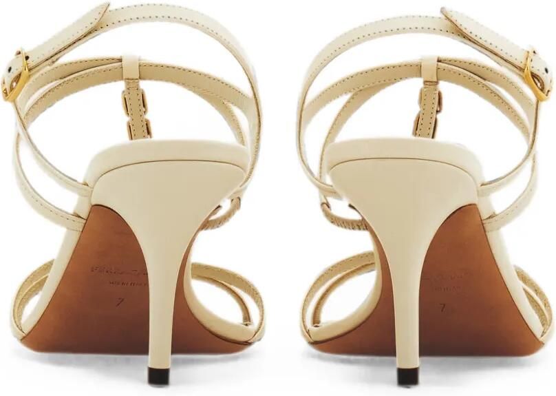 Ferragamo Vara sandalen met T-bandje Beige - Foto 5