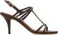 Ferragamo Vara sandalen met T-bandje Bruin - Bruin
