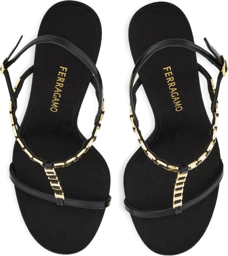 Ferragamo Vara sandalen met T-bandje Zwart - Foto 2