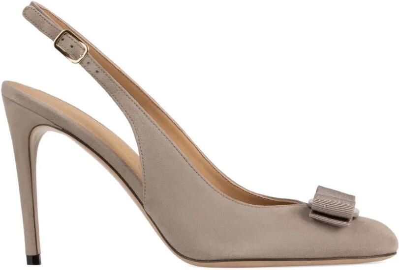 Ferragamo Vara slingback pumps Beige