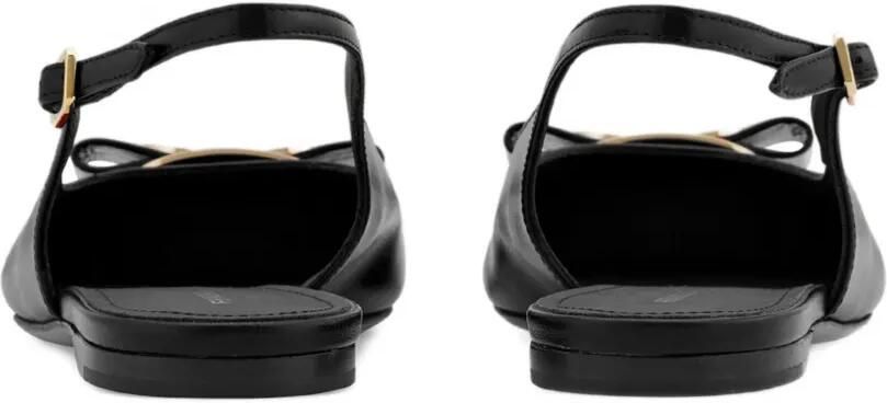 Ferragamo Vara slingback pumps met strik-detail Zwart - Foto 5