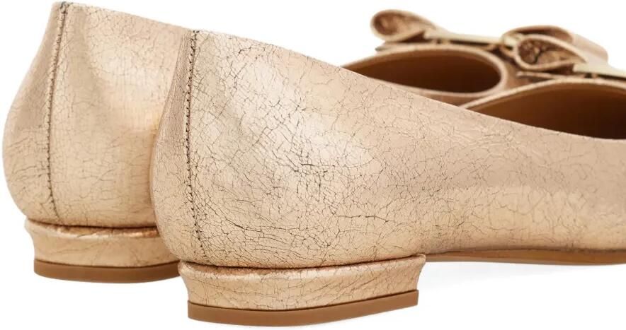 Ferragamo Varina ballerina's Goud - Foto 4