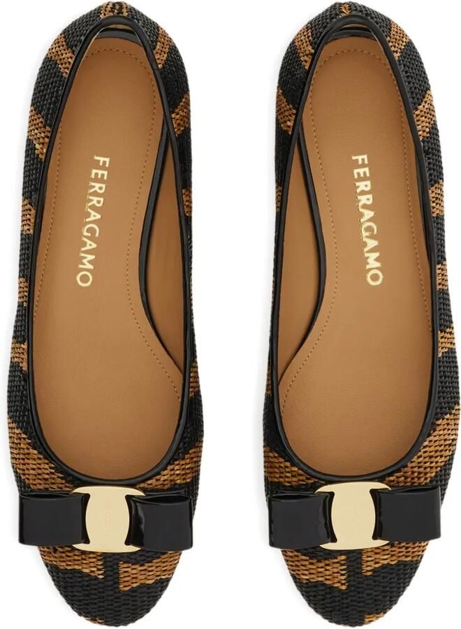 Ferragamo Varina ballerina's Zwart - Foto 2