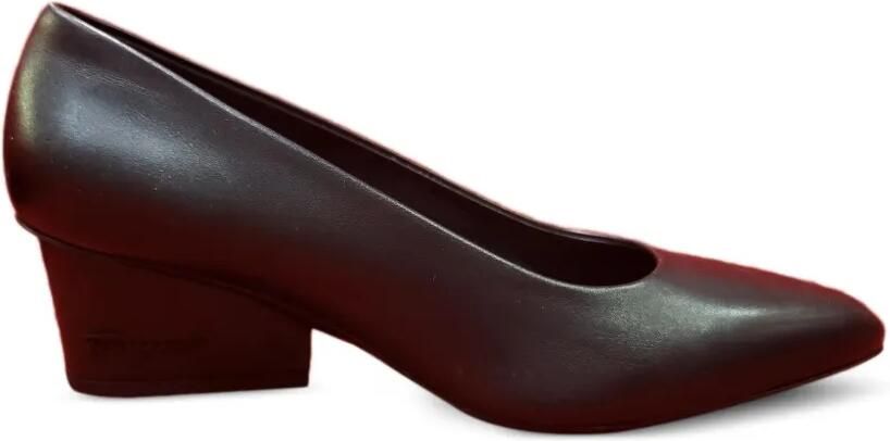 Ferragamo Velia 55 leren pumps Zwart