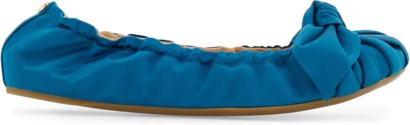 Ferragamo Verfraaide ballerina's Blauw