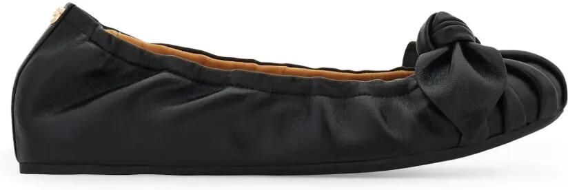 Ferragamo Verfraaide ballerina's Zwart