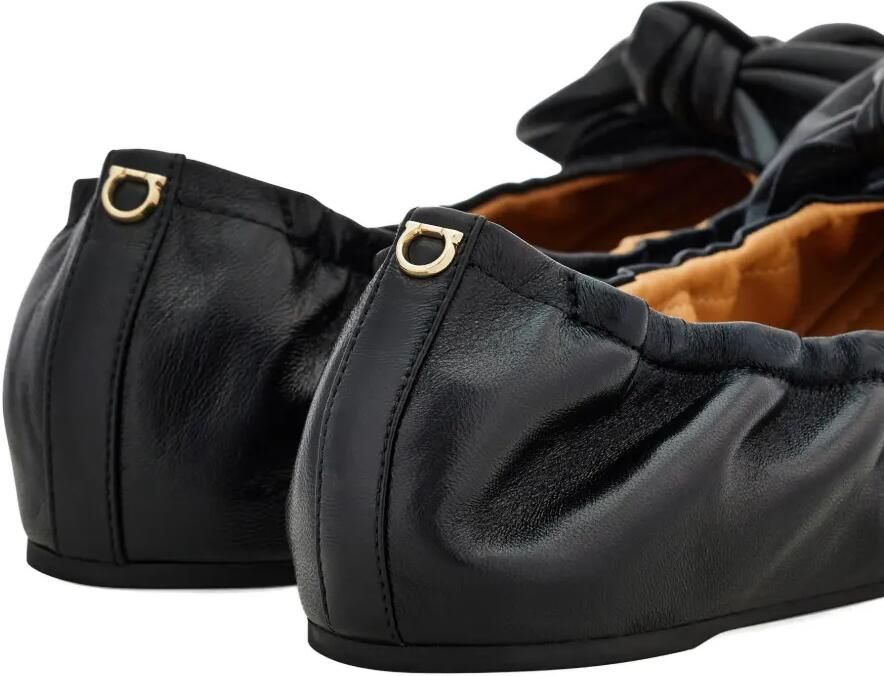 Ferragamo Verfraaide ballerina's Zwart - Foto 3