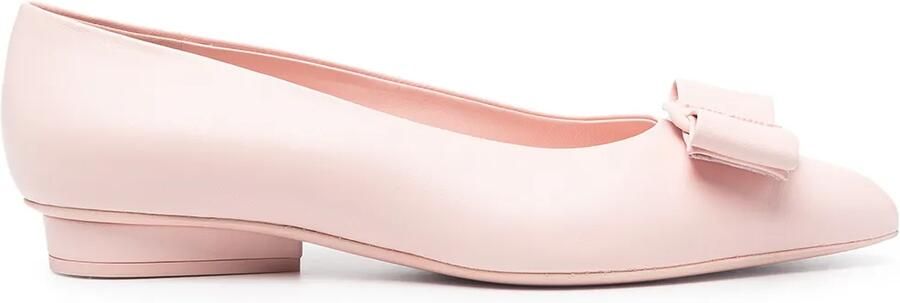 Ferragamo Viva ballerina's met puntige neus Roze
