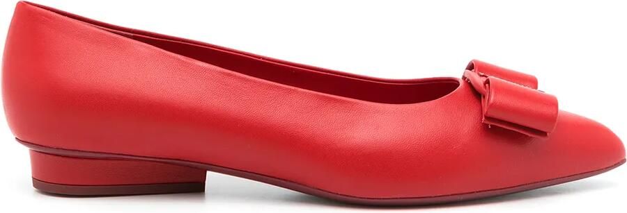 Ferragamo Viva ballerina's Rood