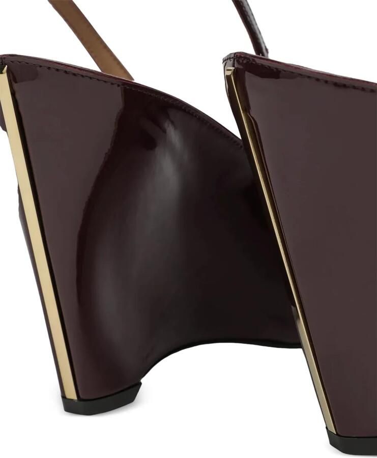 Ferragamo Sandalen met sleehak Paars - Foto 4