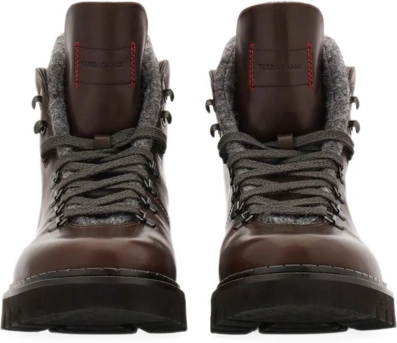 Ferragamo wool-lined utility boots Bruin - Foto 4