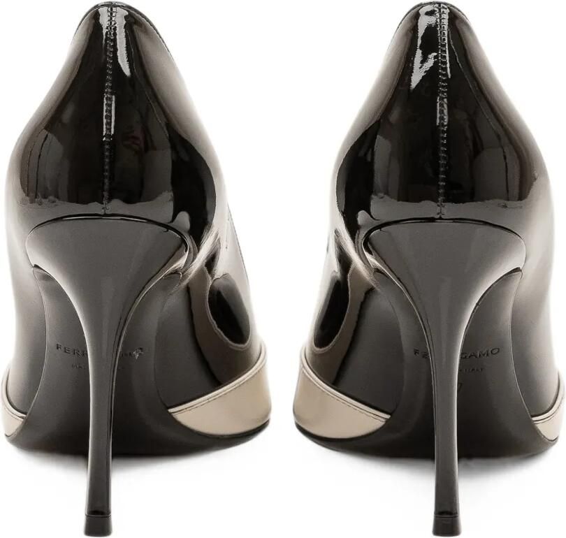 Ferragamo Yasmin lakleren pumps Zwart - Foto 3