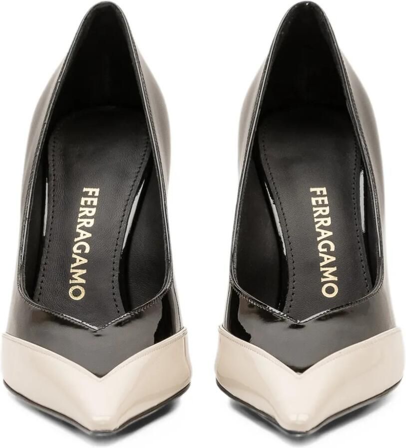 Ferragamo Yasmin lakleren pumps Zwart - Foto 2