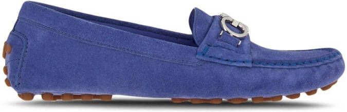 Ferragamo Gancini Driver loafers Blauw