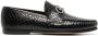 Ferragamo Gancini loafers met gesp Zwart - Thumbnail 1