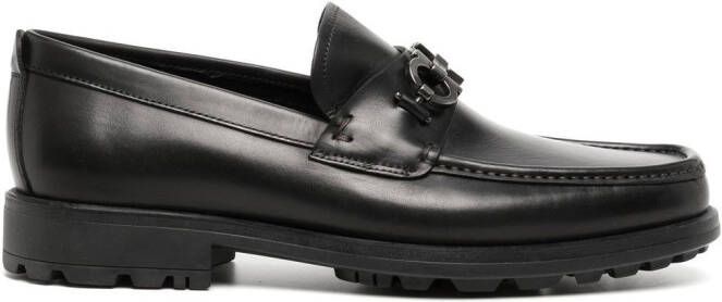 Ferragamo Gancini loafers Zwart