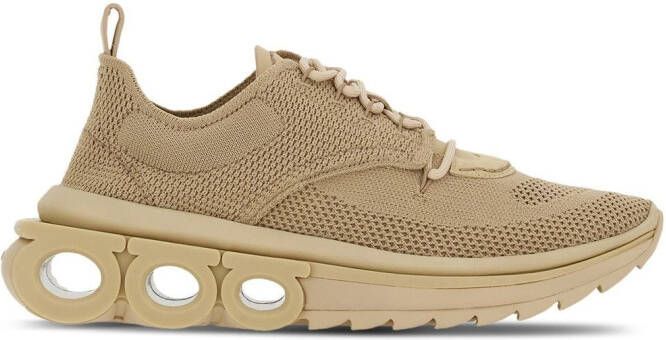 Ferragamo Gancini low-top sneakers Beige