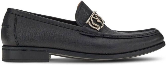 Ferragamo Gancini mocassins Zwart
