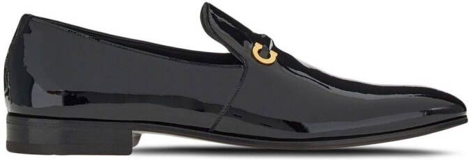 Ferragamo Gancini mocassins Zwart