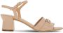 Ferragamo Gancini sandalen Beige - Thumbnail 1