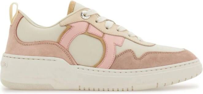 Ferragamo Gancini sneakers Roze