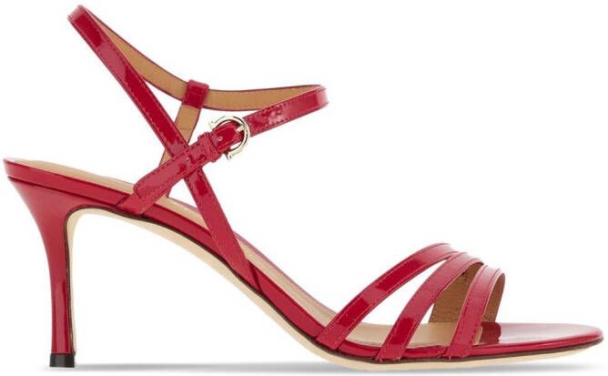Ferragamo Glanzende sandalen Rood
