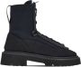 Ferragamo Hybride combat boots Zwart - Thumbnail 1
