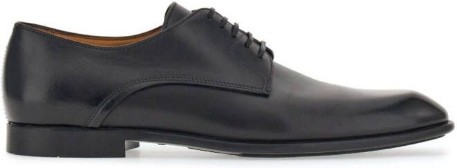 Ferragamo Leren derby schoenen Bruin