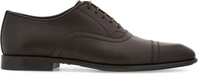 Ferragamo Leren Oxford schoenen Bruin