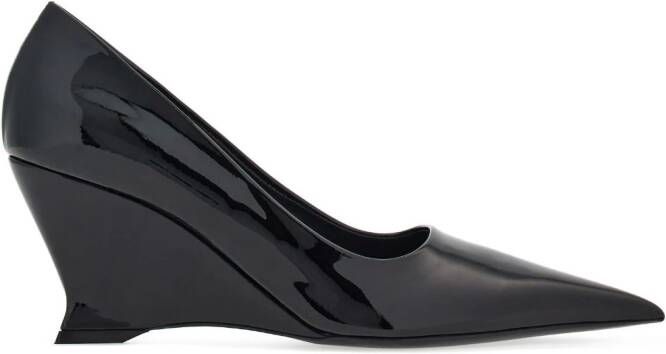 Ferragamo Leren pumps Zwart