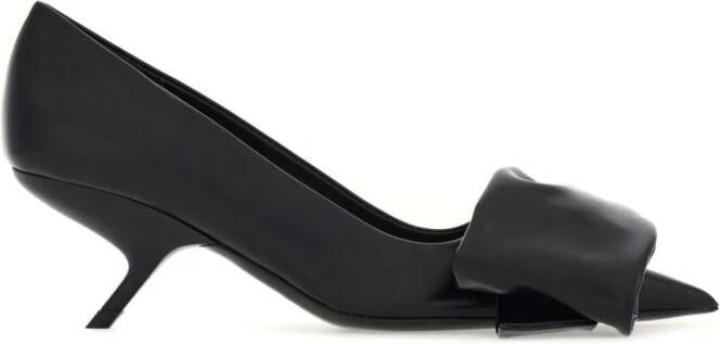 Ferragamo Leren pumps Zwart