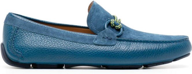 Ferragamo Loafers met Gancini-detail Blauw