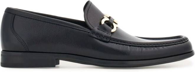 Ferragamo Loafers met Gancini-plakkaat Zwart