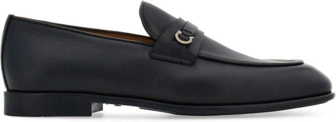 Ferragamo Loafers met Gancini-plakkaat Zwart