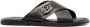 Ferragamo Sandalen met logoplakkaat Zwart - Thumbnail 1
