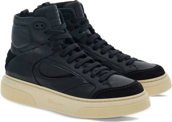 Ferragamo High-top sneakers Zwart