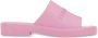 Ferragamo Slippers met logo-reliëf Roze - Thumbnail 1