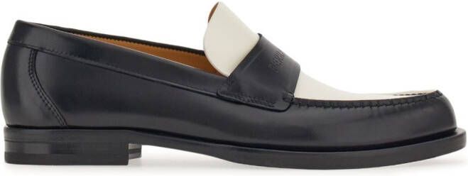 Ferragamo Loafers met logo-reliëf Wit