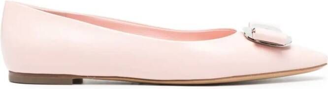 Ferragamo New Vara ballerina's Roze