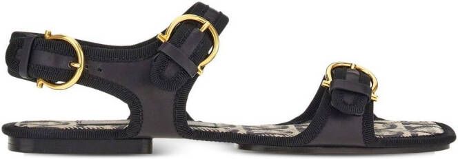 Ferragamo Nomadic Stories sandalen Zwart