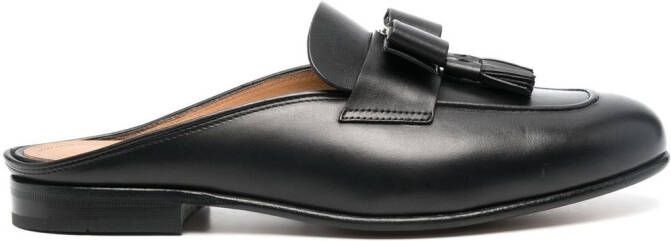 Ferragamo Onofria leren muiltjes Zwart
