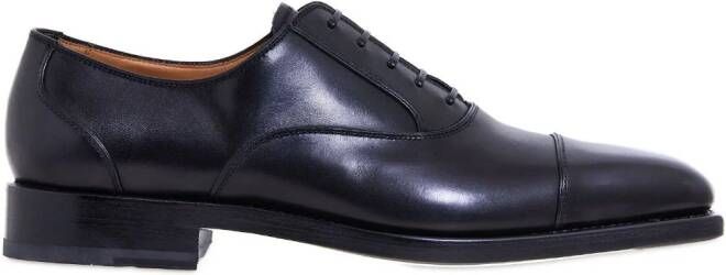 Ferragamo Oxford leren schoenen Zwart